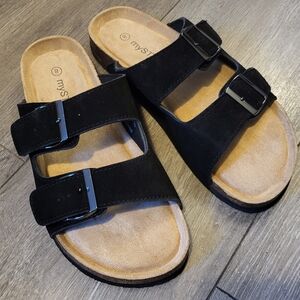 MyStyle Black Women's Sandals